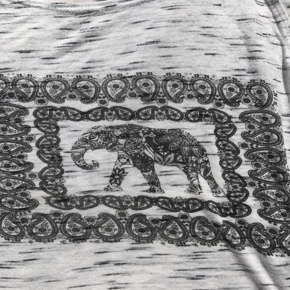 Charlotte Russe Elephant Paisley Crop top Small - Picture 2 of 5